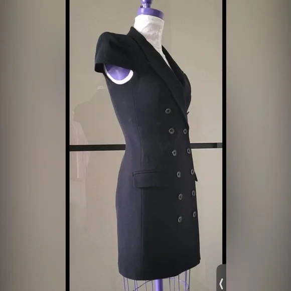 Rachel Zoe Black Blazer Dress, 6 - Picture 5 of 7